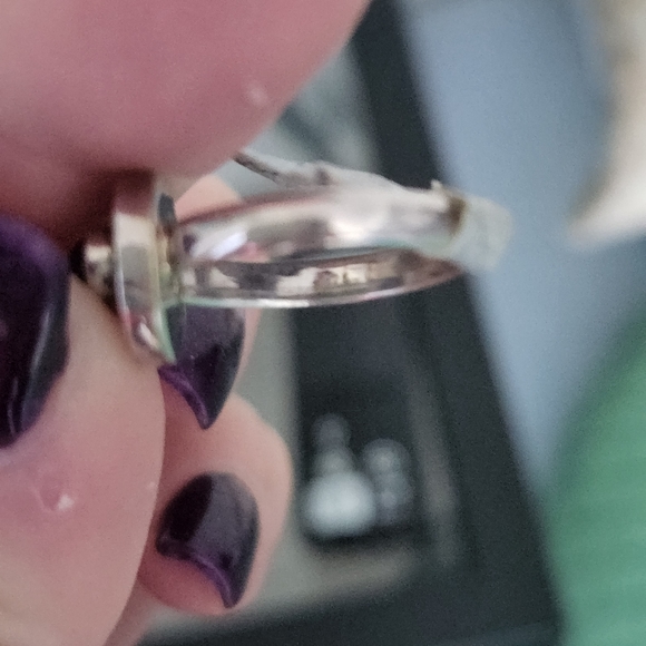 Ring set! NWT Onyx dainty ring set, size 6 onyx scalloped, Onyx simple 6.5 - Picture 14 of 16